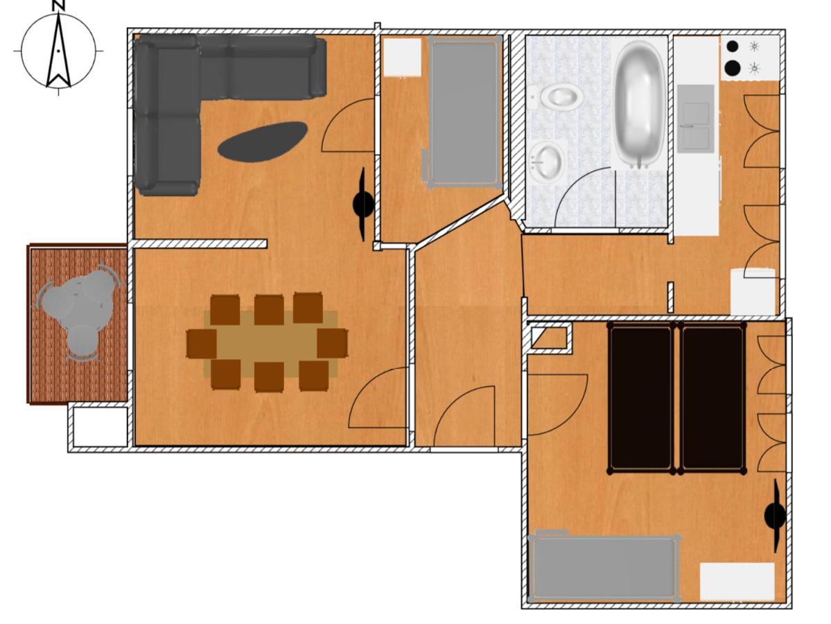 Jena City Apartment, Balkon, Sonnig, Wifi, Parkplaetze, Naehe Zentrum المظهر الخارجي الصورة